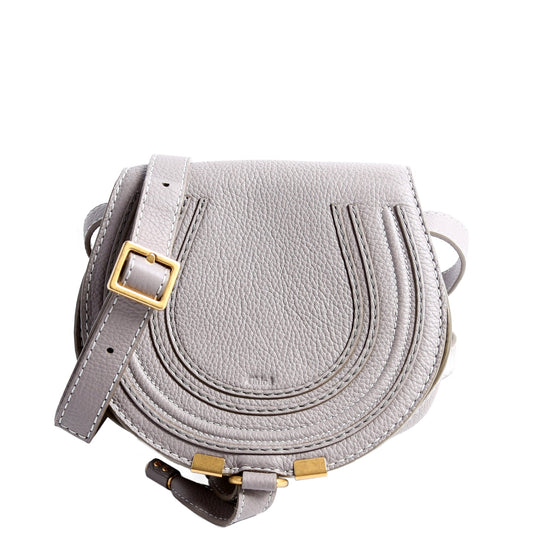 Marcie Saddle Bag Crossbody Small Grey