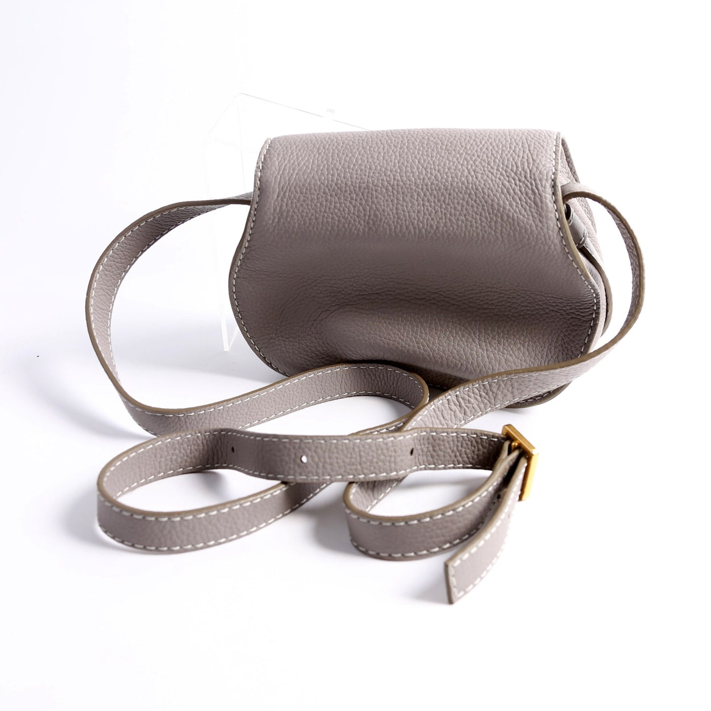 Marcie Saddle Bag Crossbody Small Grey