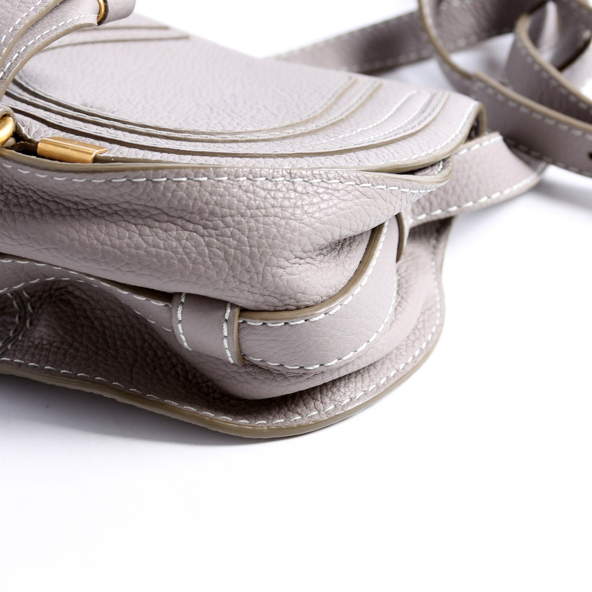 Marcie Saddle Bag Crossbody Small Grey