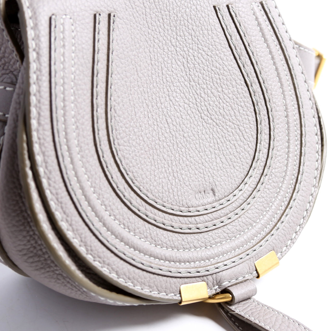 Marcie Saddle Bag Crossbody Small Grey