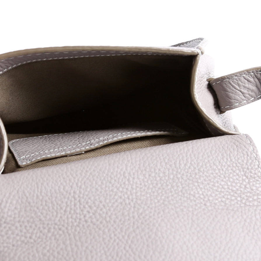 Marcie Saddle Bag Crossbody Small Grey