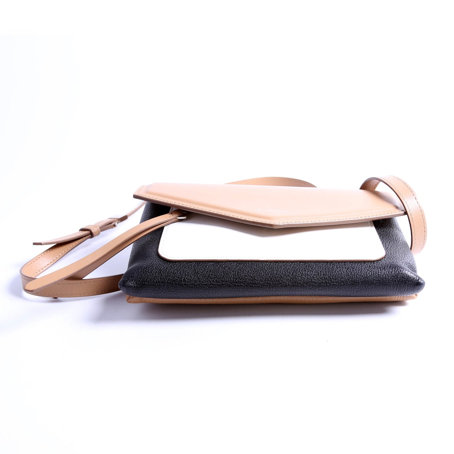 Duetto Leather Crossbody Tan/Black