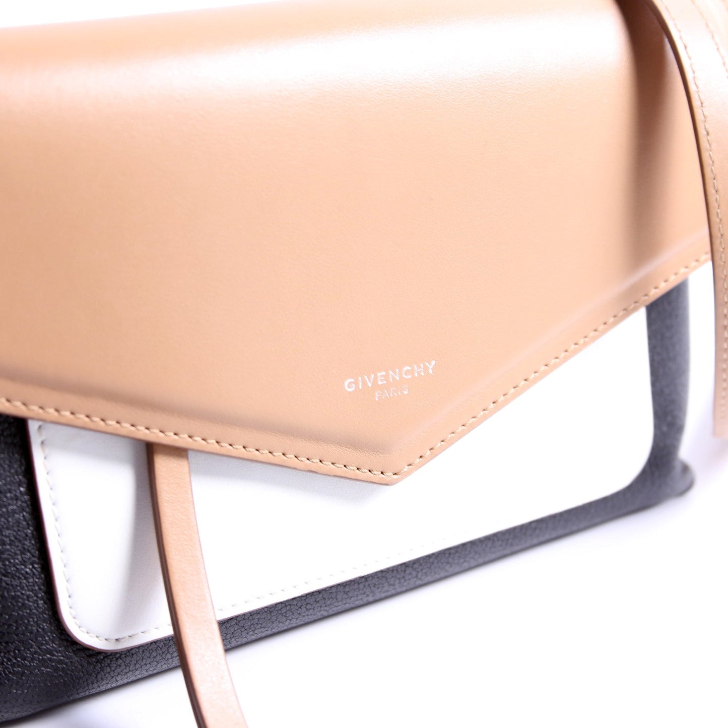 Duetto Leather Crossbody Tan/Black