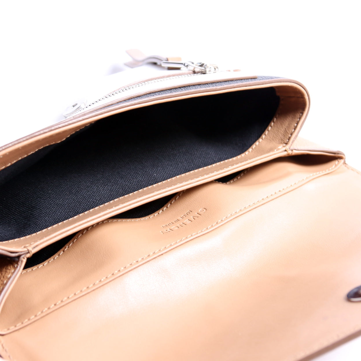 Duetto Leather Crossbody Tan/Black