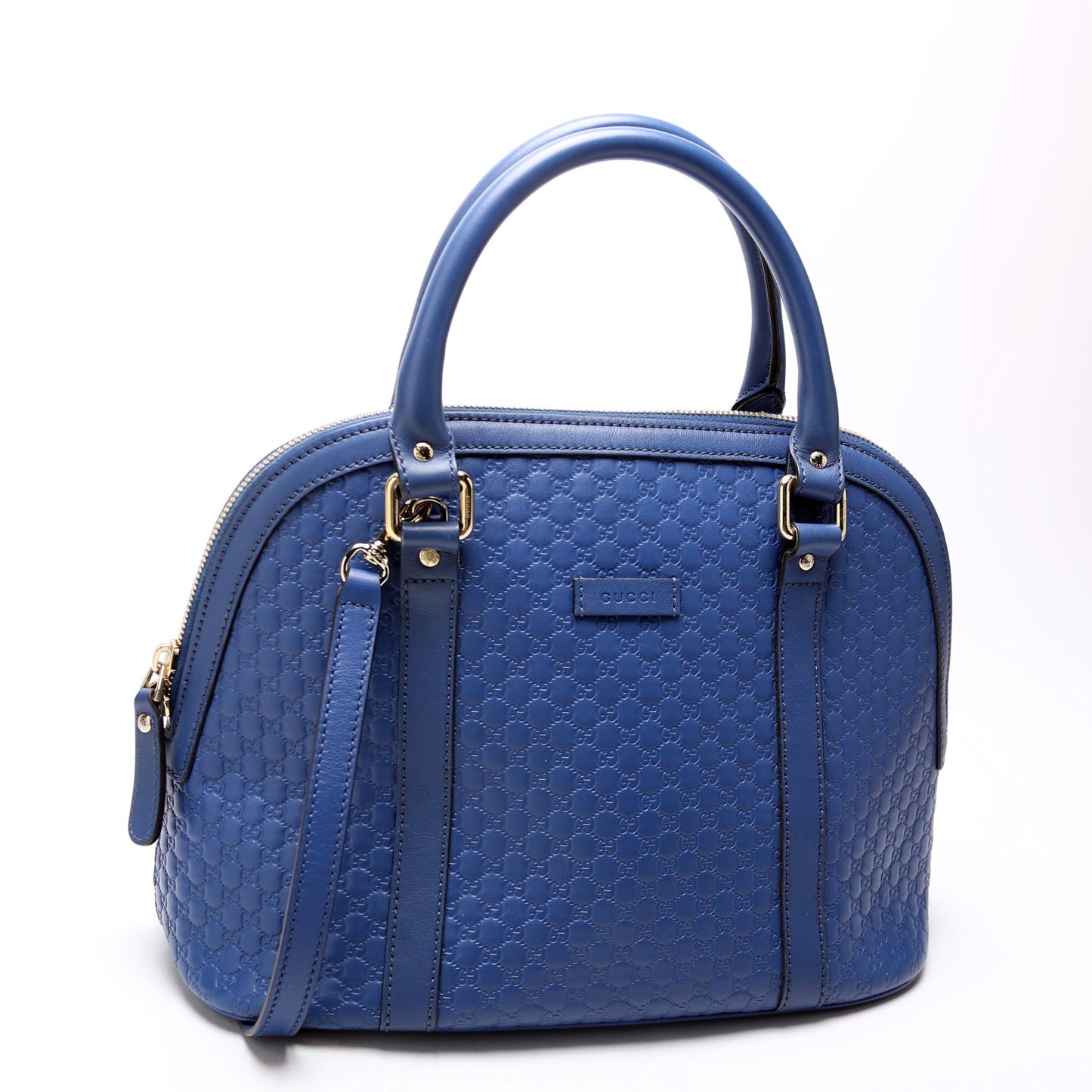 449654 Mini Dome Guccissima Blue