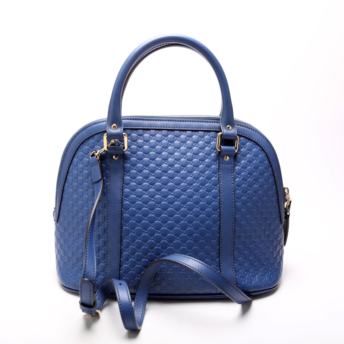 449654 Mini Dome Guccissima Blue