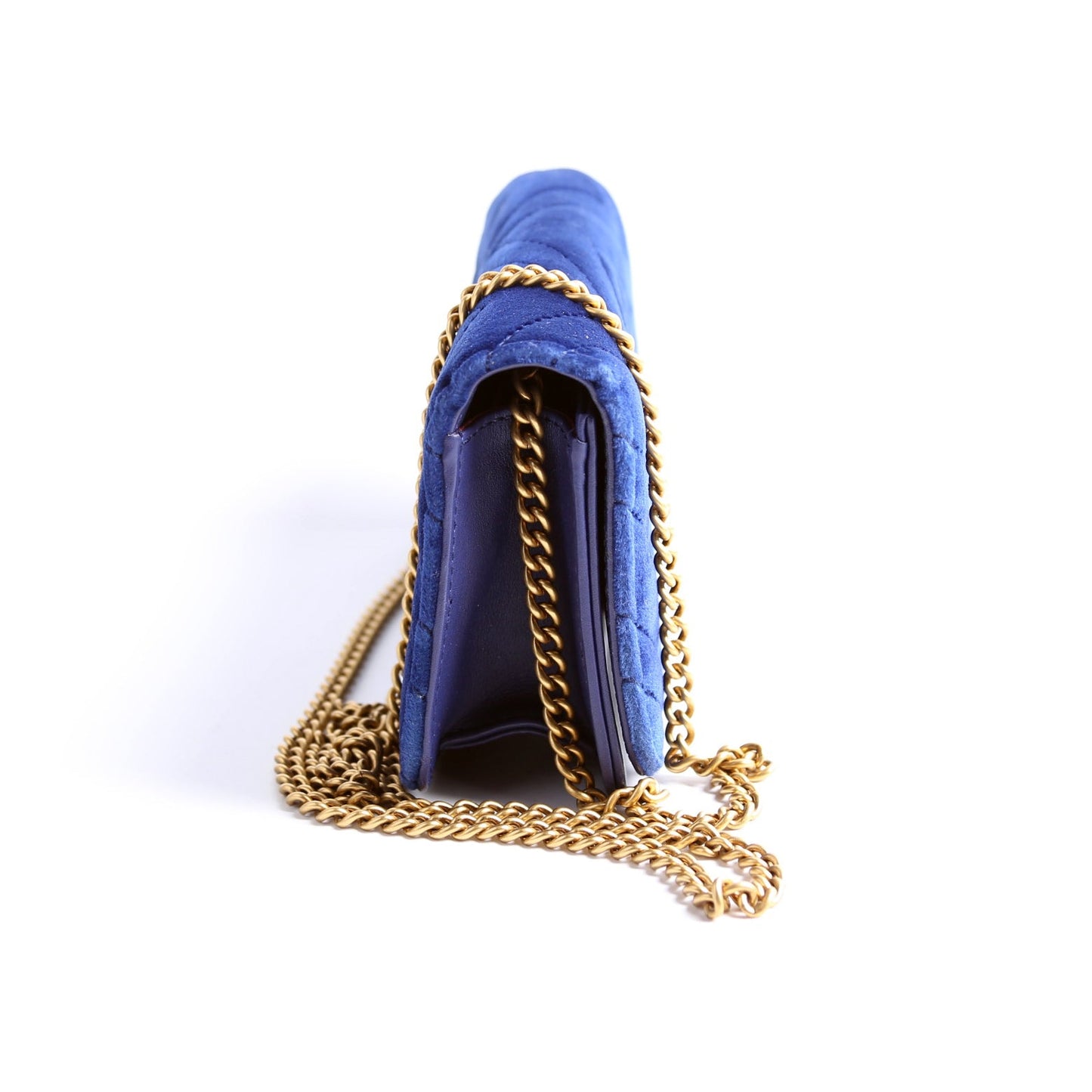 488426 GG Marmont Velvet Mini Bag Blue