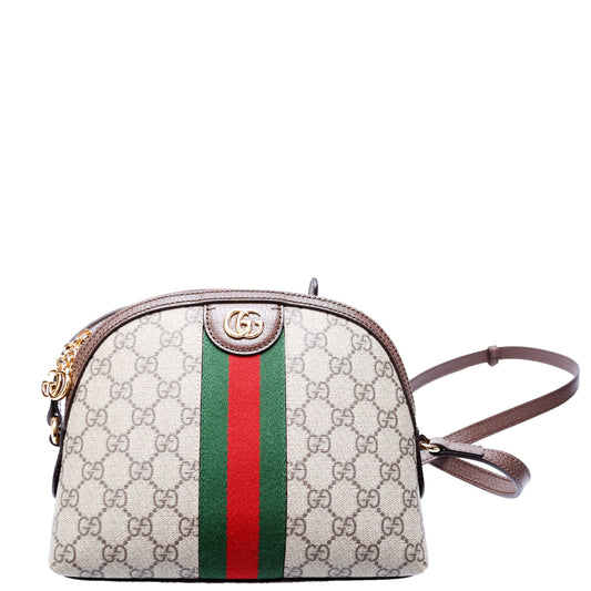 499621 Ophidia GG Small Crossbody Brown