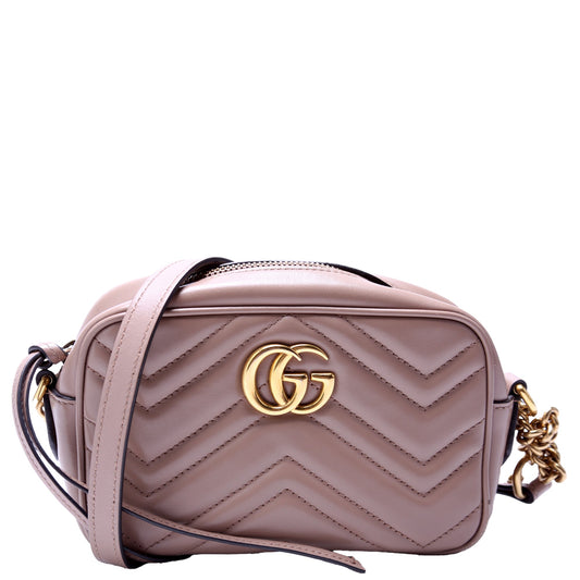 448065 Marmont Mini Camera Bag Tan