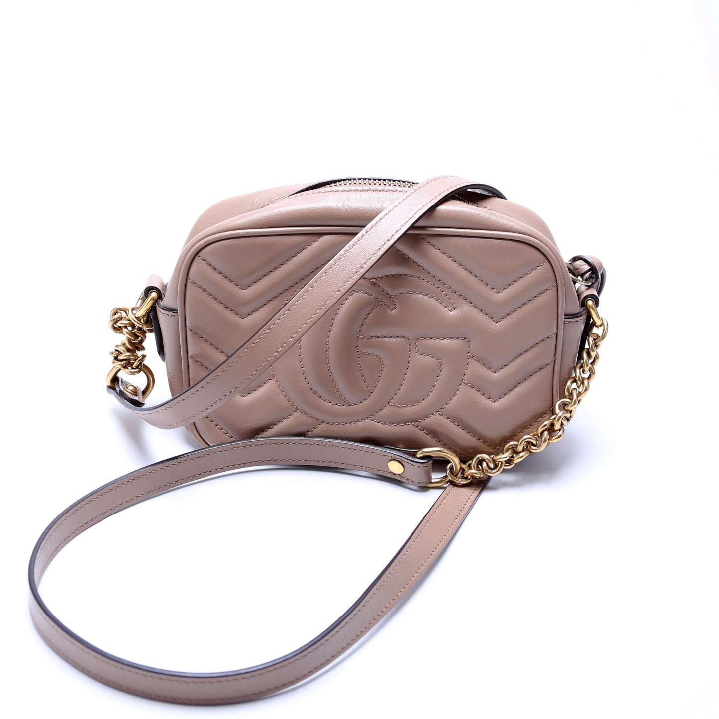 448065 Marmont Mini Camera Bag Tan