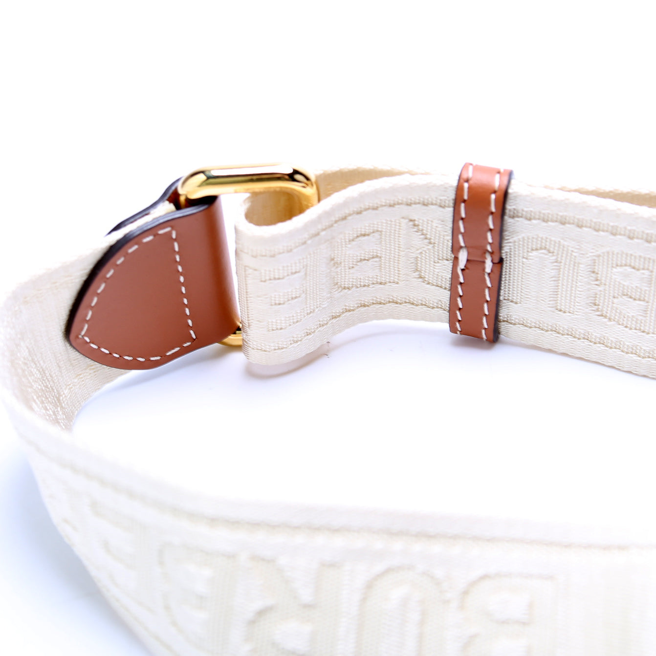Note Top Handle Crossbody Check Coated Canvas Brown