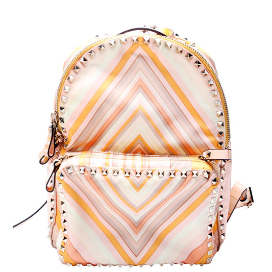Rockstud 1975 Printed Nylon Medium Backpack