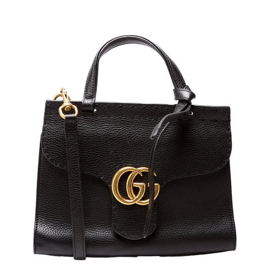 442622 Mini Marmont Top Handle Black