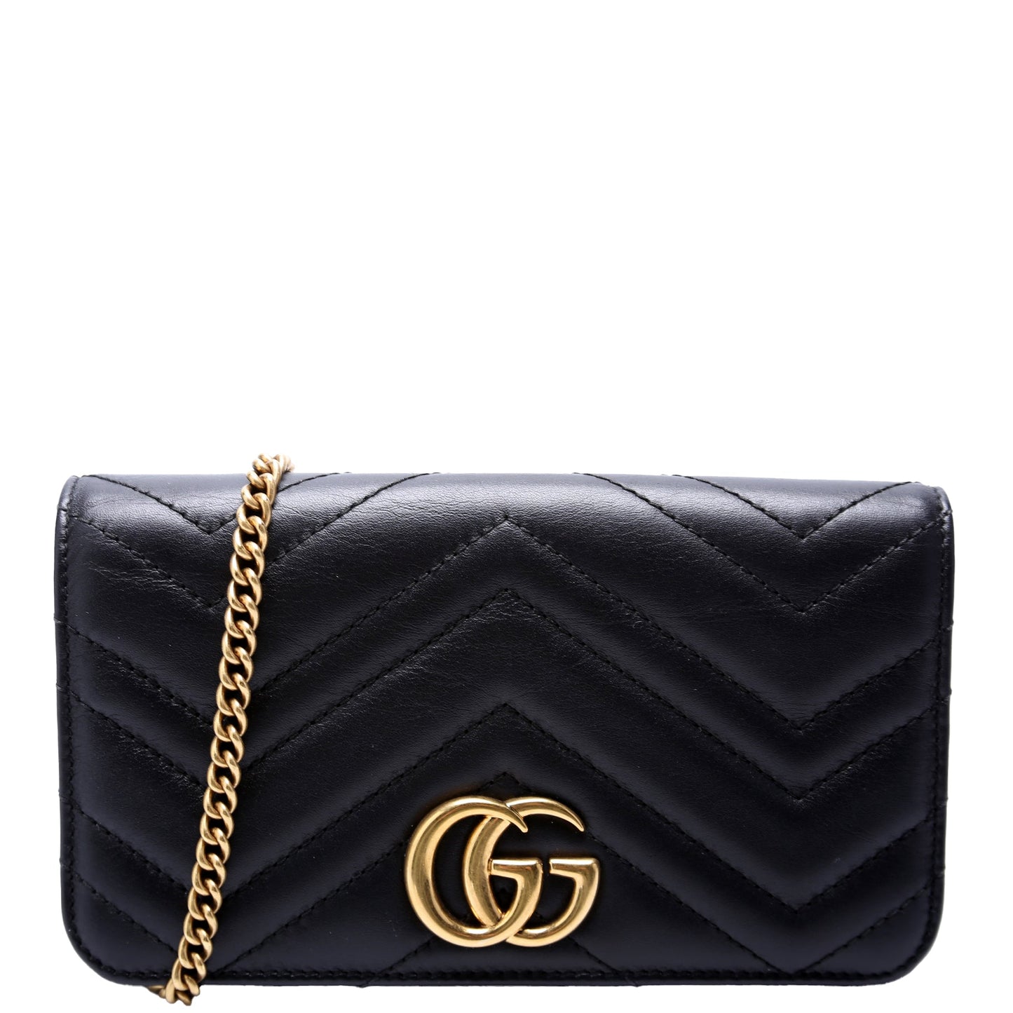 488426 GG Marmont Mini Bag Black