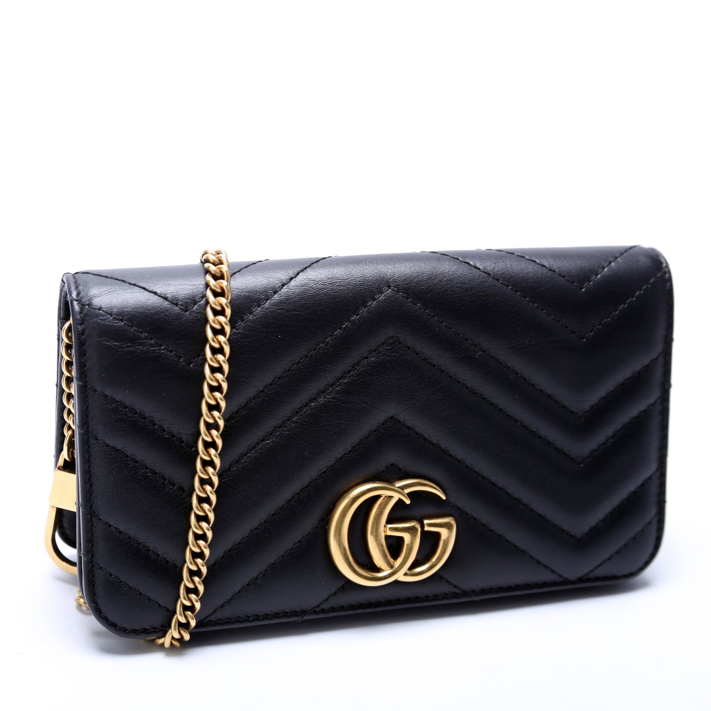 488426 GG Marmont Mini Bag Black