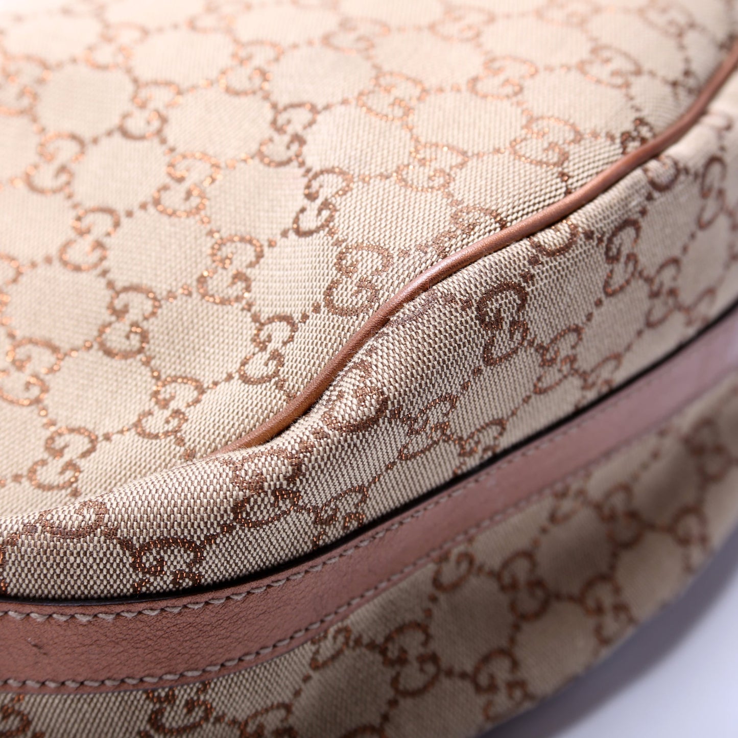 232962 GG Canvas Twins Hobo Brown/Tan