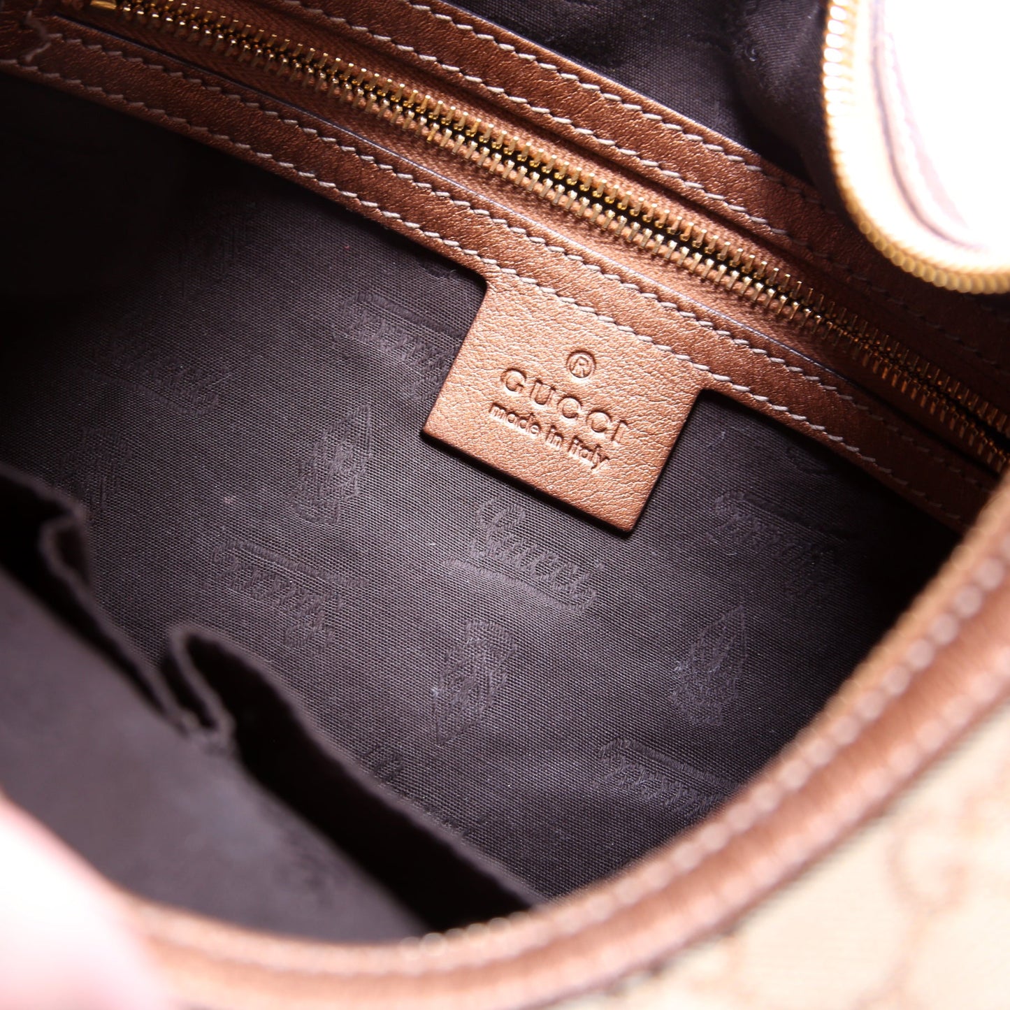 232962 GG Canvas Twins Hobo Brown/Tan