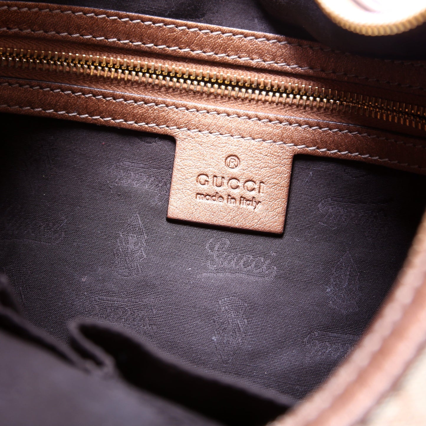 232962 GG Canvas Twins Hobo Brown/Tan