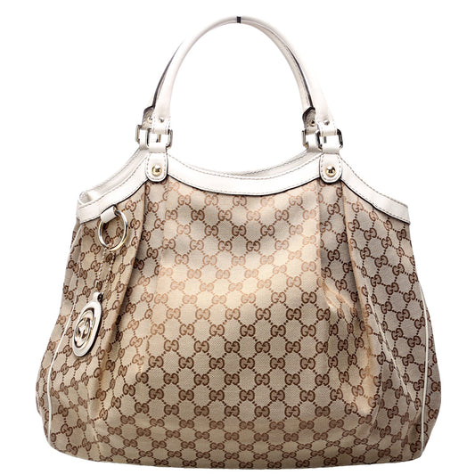 211943 Sukey GG Canvas Large White