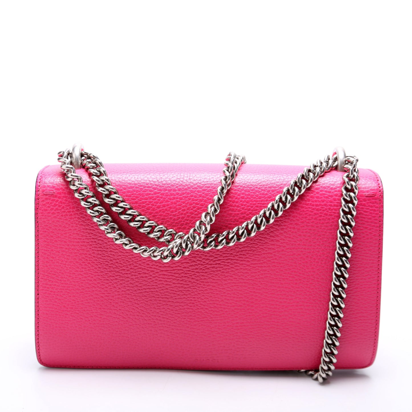 400249 Dionysus Leather Shoulder Small Pink