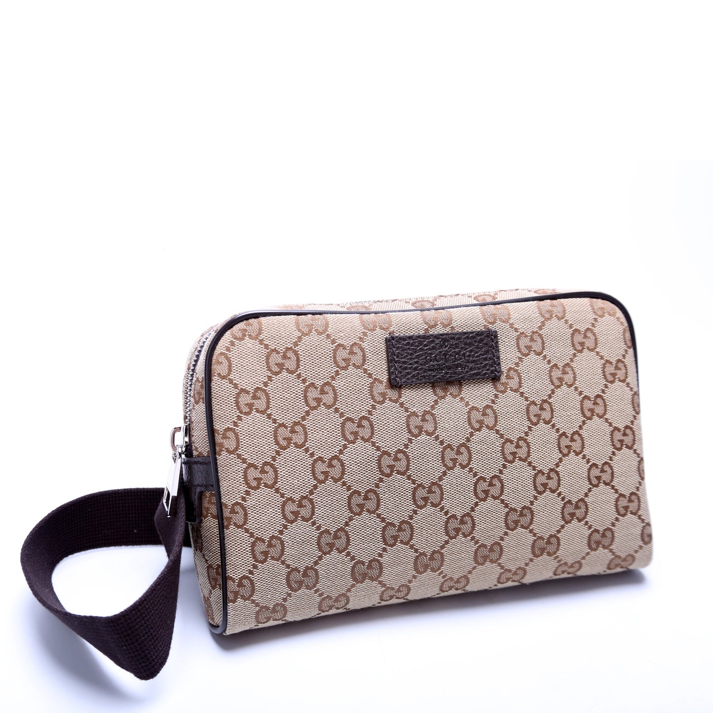 449174 GG Canvas Belt Bag Brown