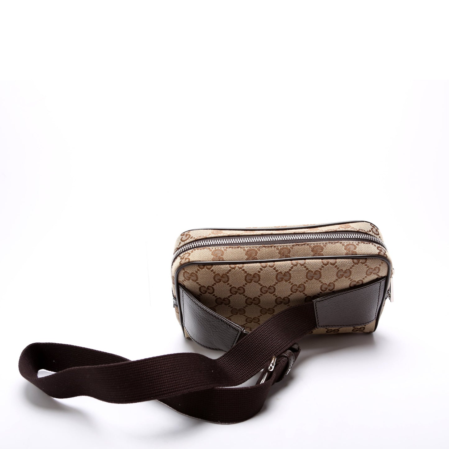449174 GG Canvas Belt Bag Brown