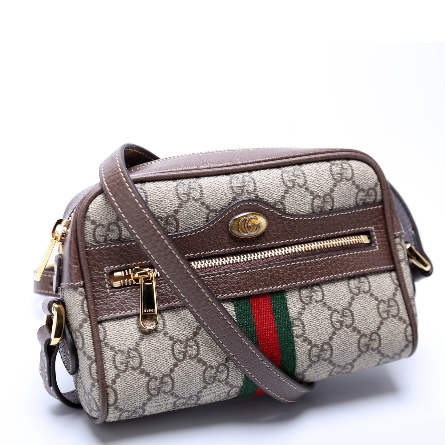 517350 GG Supreme Mini Ophidia Brown
