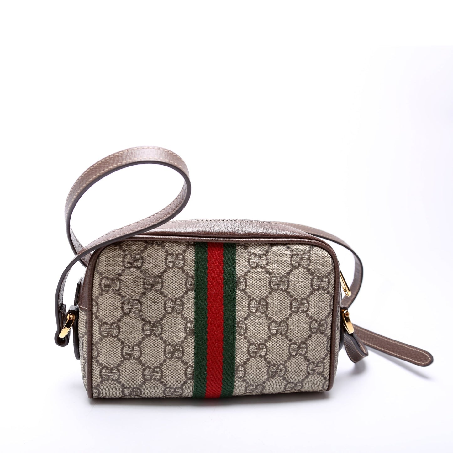 517350 GG Supreme Mini Ophidia Brown