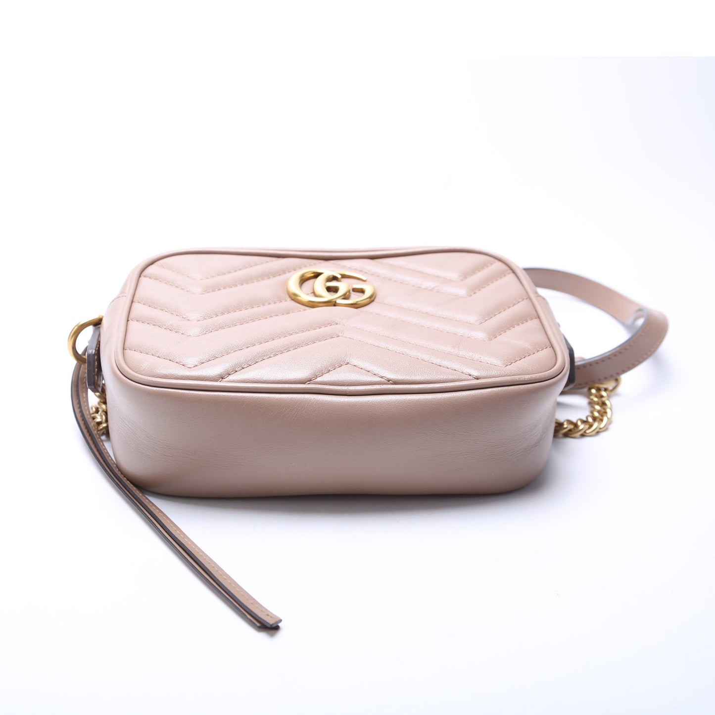 448065 Marmont Mini Camera Bag Nude