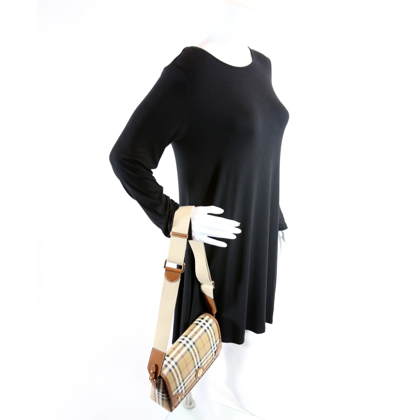 Note Crossbody Vintage Check Medium