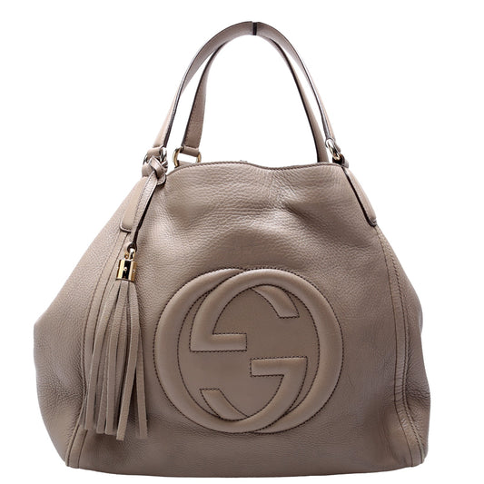 282309 Soho Leather Hobo Medium