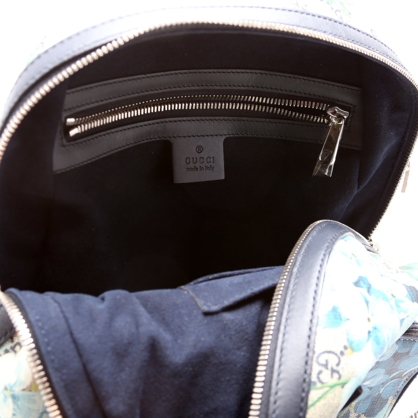 427042 GG Supreme Blooms Backpack Navy