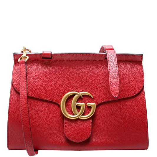 421890 Marmont Top Handle Small Red