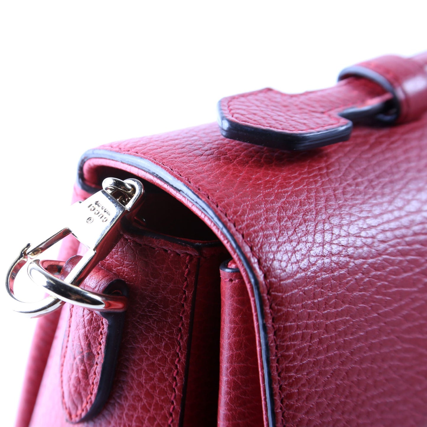 510306 Large Interlocking GG Shoulder Bag Red
