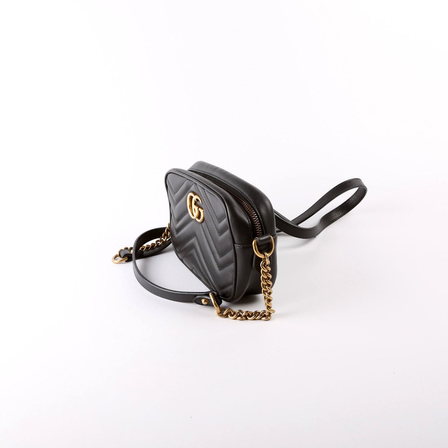 448085 Marmont Mini Camera Bag Black