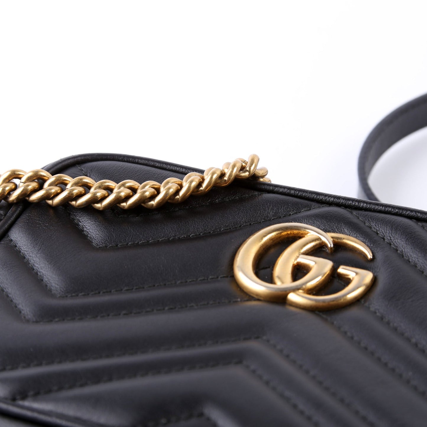448085 Marmont Mini Camera Bag Black