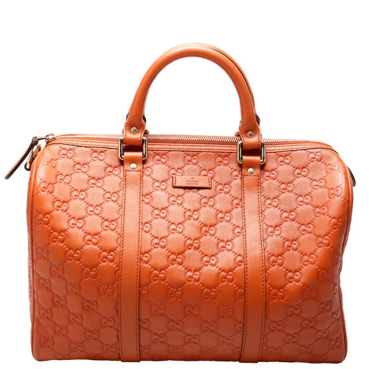 265697 Guccissima Joy Boston Bag Orange
