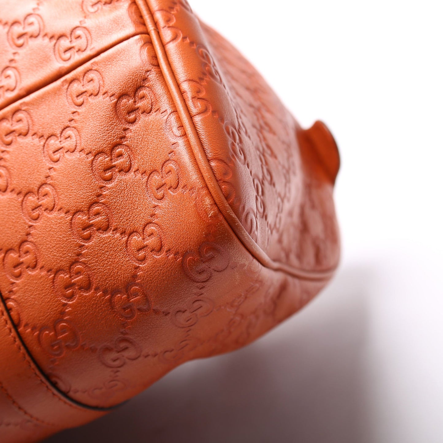 265697 Guccissima Joy Boston Bag Orange