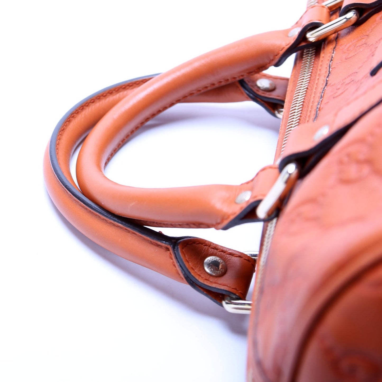 265697 Guccissima Joy Boston Bag Orange