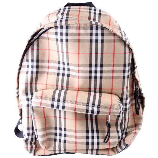 8016106 Archive Check Nylon Backpack