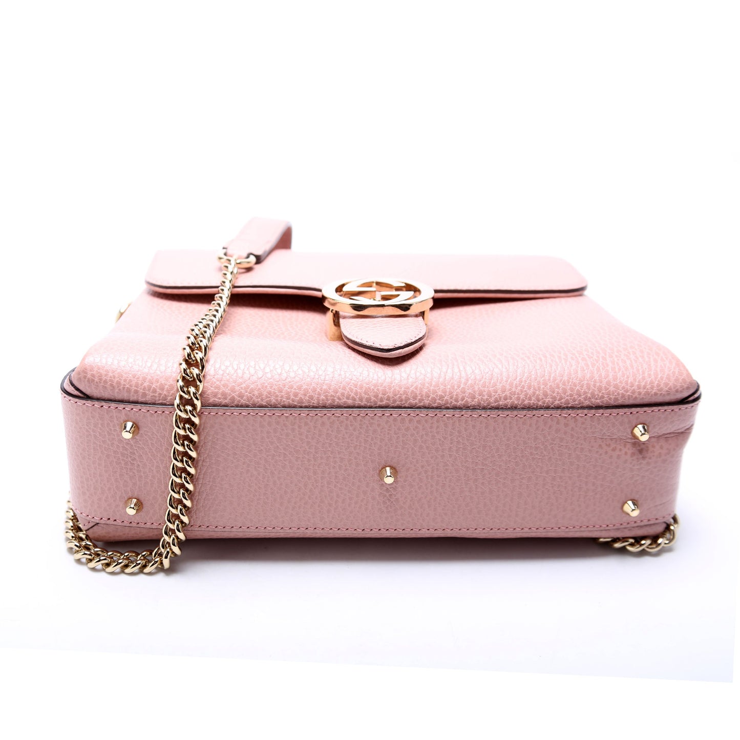 510302 Medium Interlocking Satchel Pink