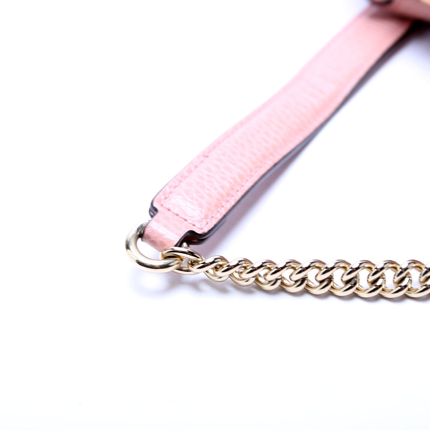 510302 Medium Interlocking Satchel Pink