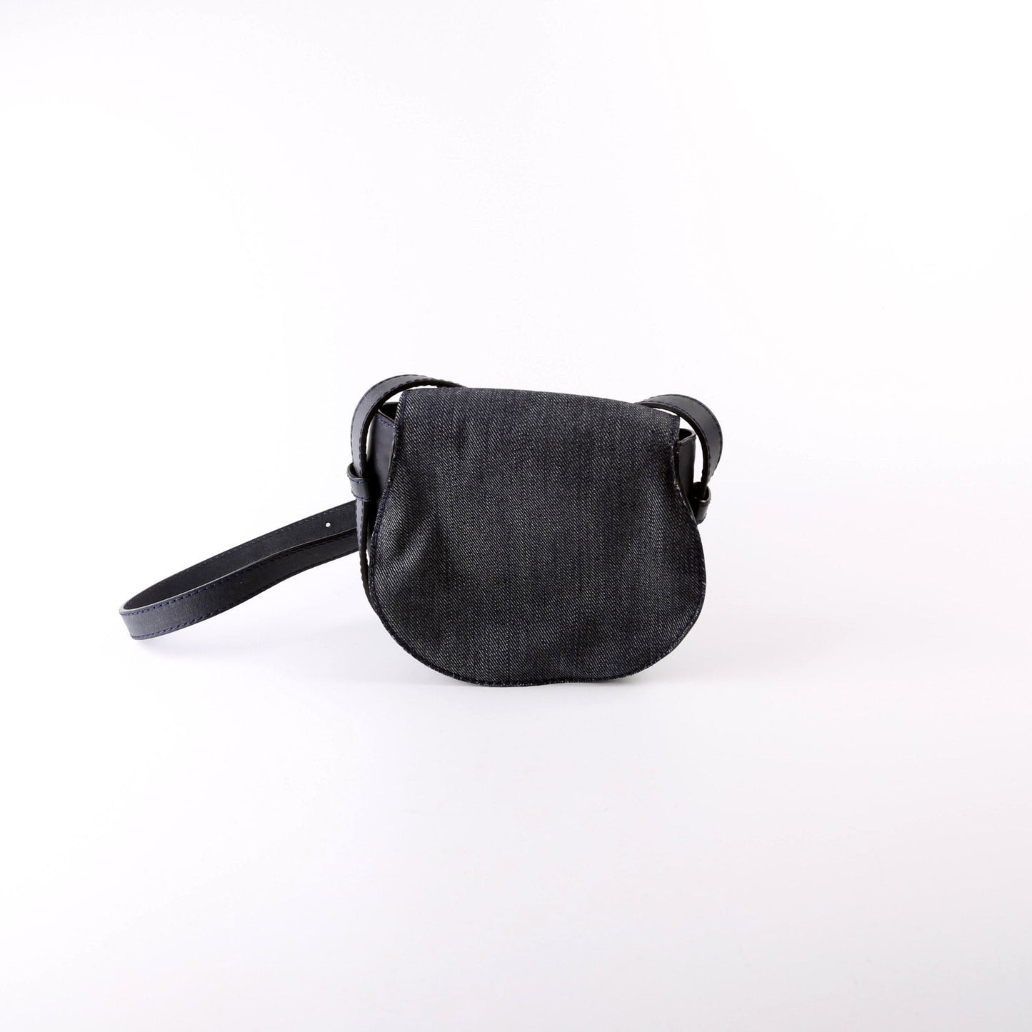 Marcie Saddle Bag Crossbody Small Denim