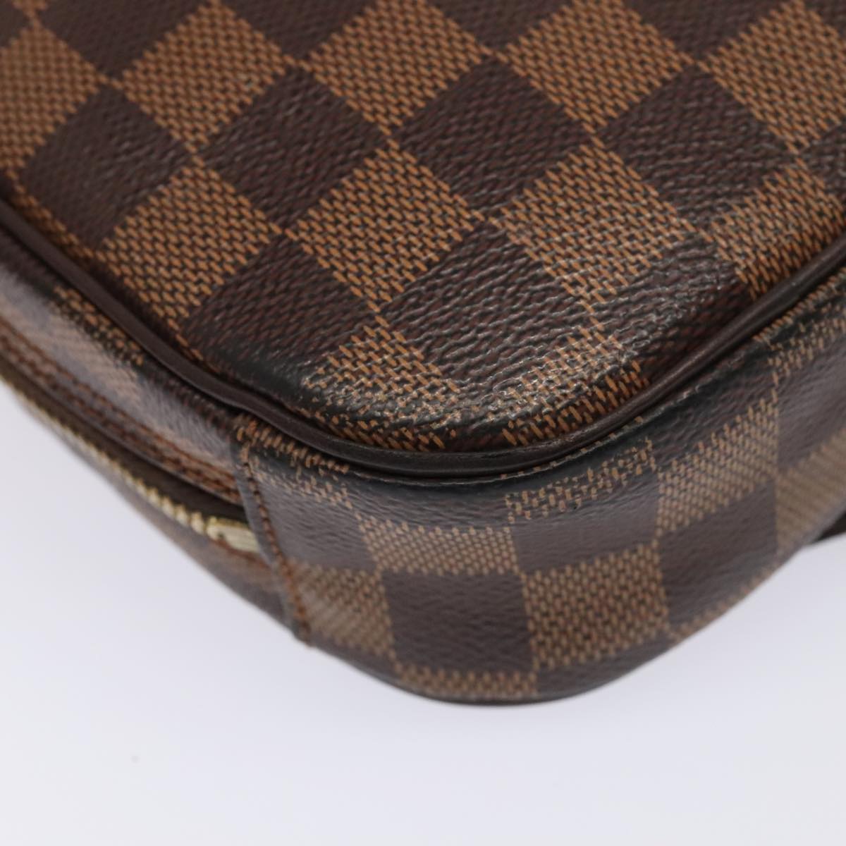 Louis Vuitton Gange Brown Canvas Shoulder Bag