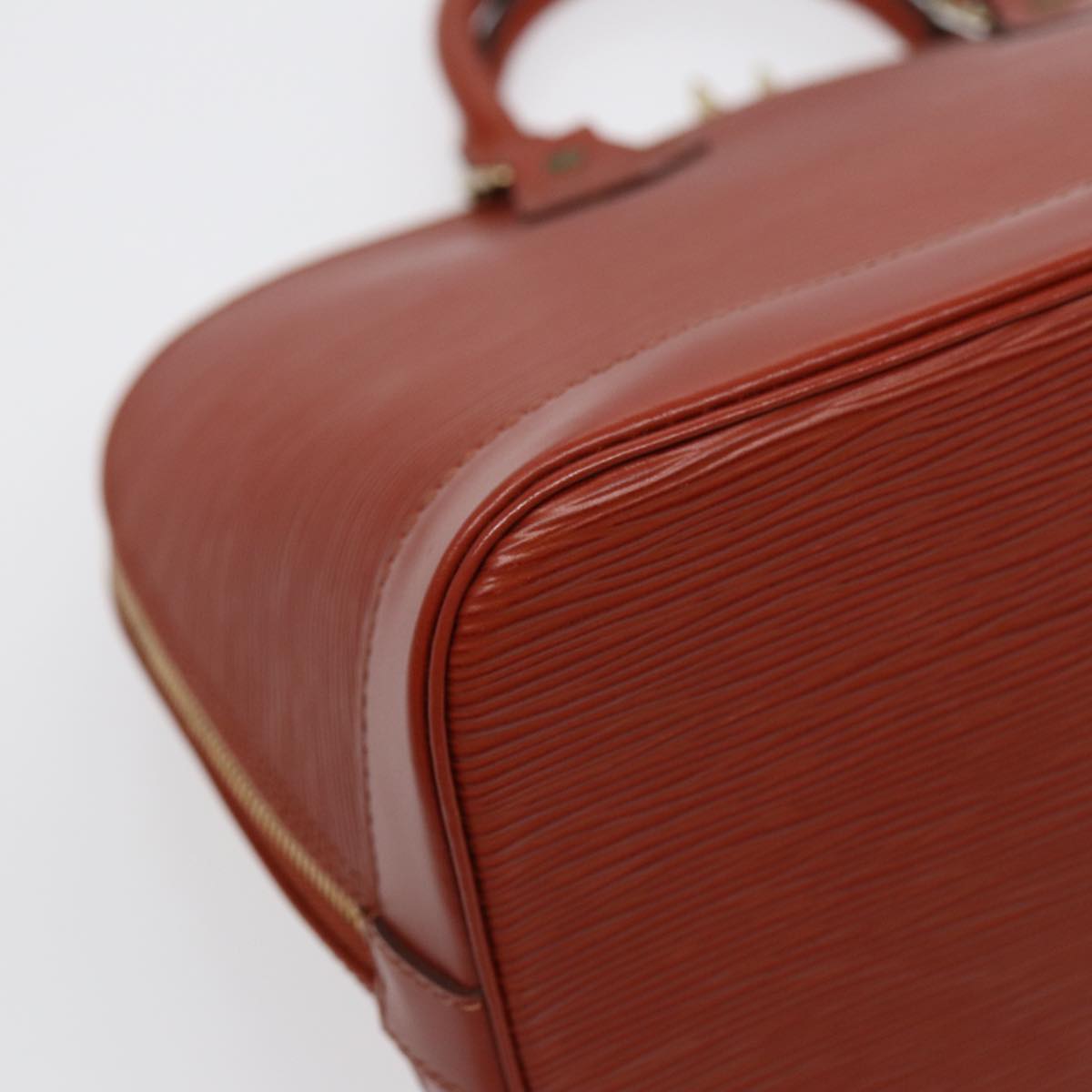 Louis Vuitton Alma Brown Leather Handbag