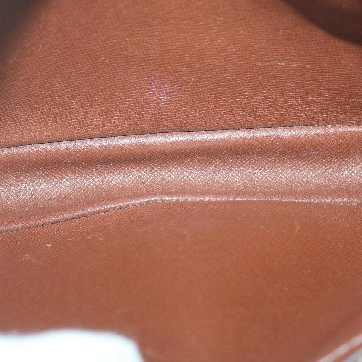 Louis Vuitton Marly Dragonne Brown Canvas Clutch Bag