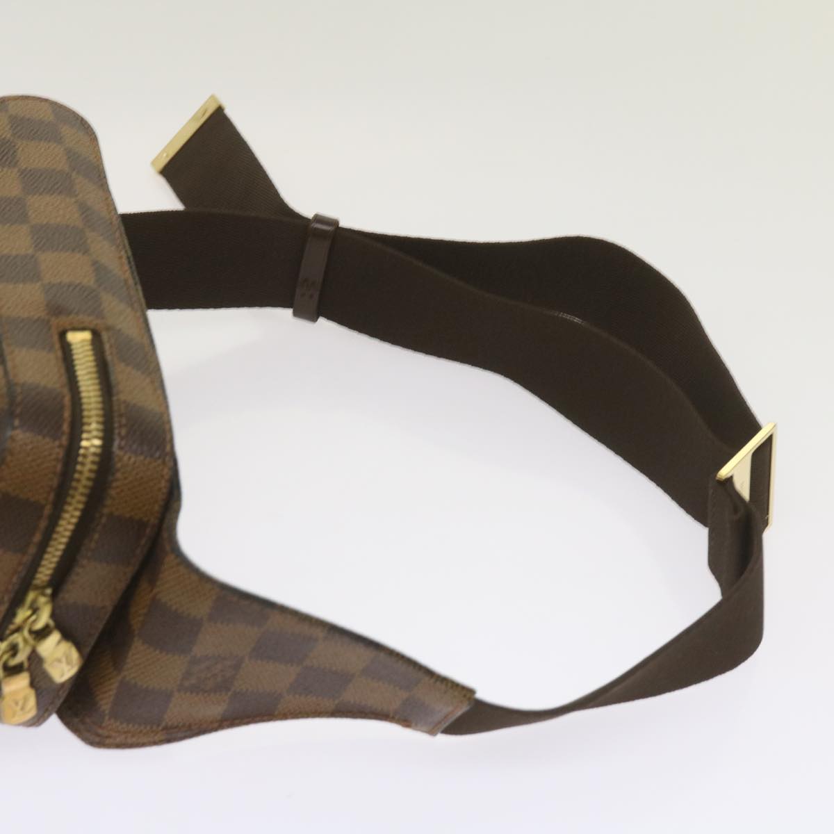 Louis Vuitton Geronimos Brown Canvas Shoulder Bag