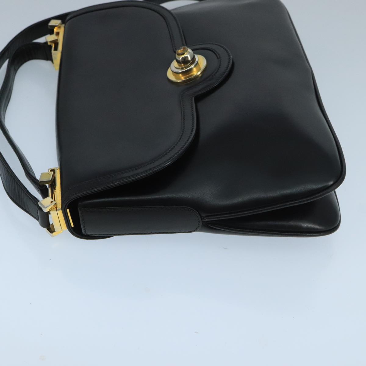 Gucci Black Leather Shoulder Bag
