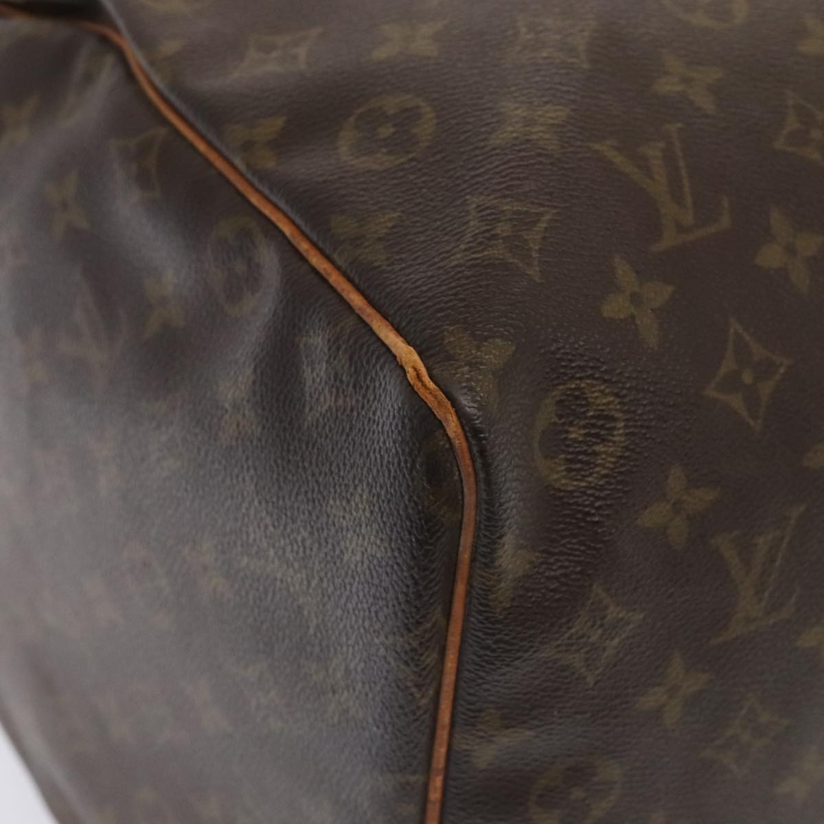 Louis Vuitton Keepall 60 Brown Canvas Travel Bag