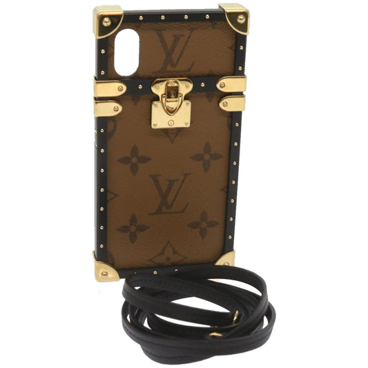 Louis Vuitton Etui Iphone Brown Canvas Phone Jewelry ()
